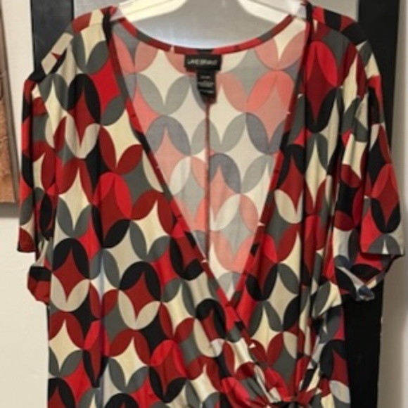 Lane Bryant Faux Wrap Dress - Picture 1 of 3